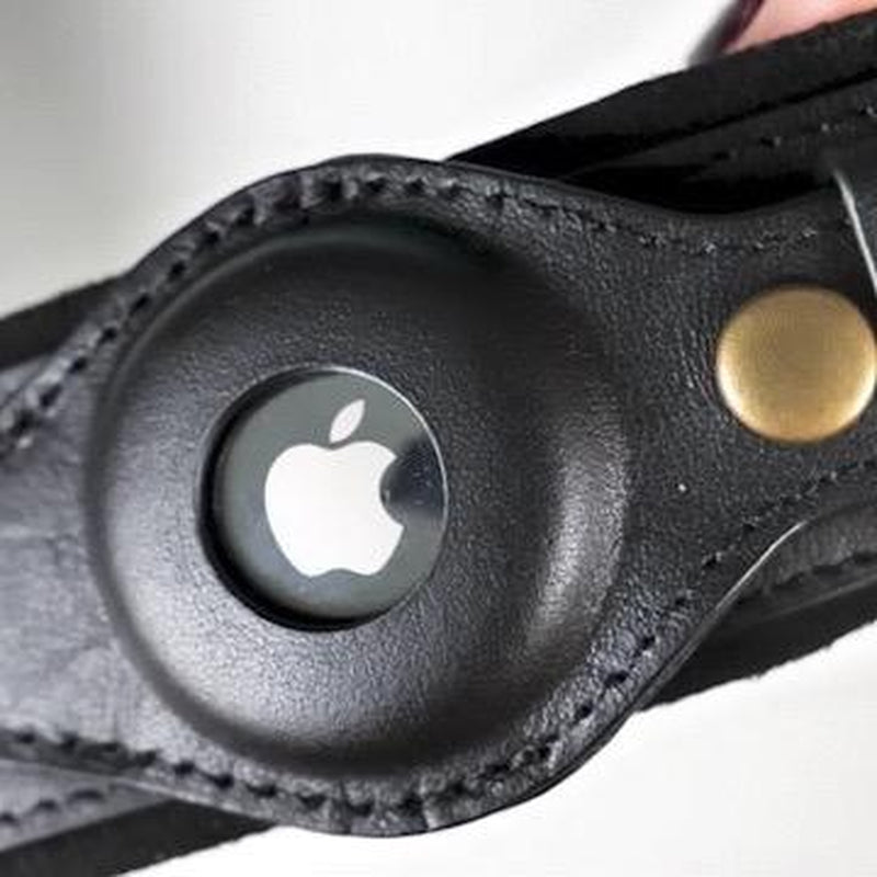 Premium Leather Airtag Collar + Anti-Lost Luxury Quality
